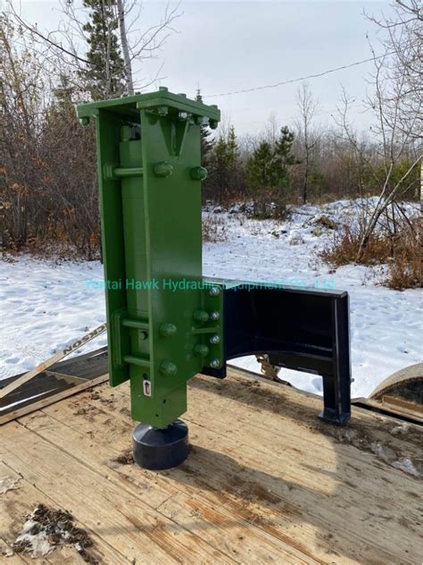 montana loader skid steer handle|montana hydraulic post driver.